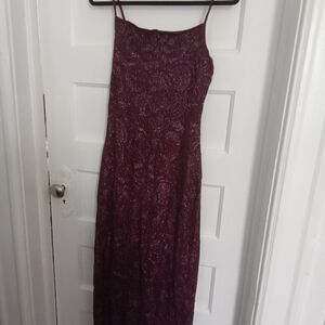 Elegant Purple Women's Dress